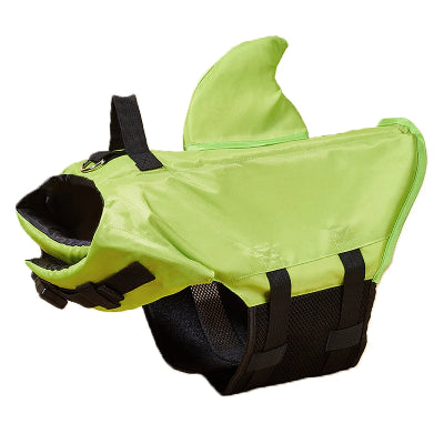 Gilet de sauvetage chien vert