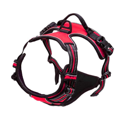 Harnais chien anti traction-ChienZen ROUGE
