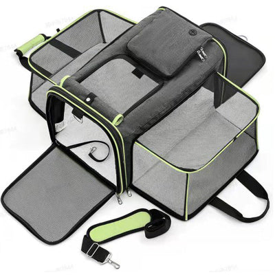 Sac de transport pour chien-Levoyageur™ VERT