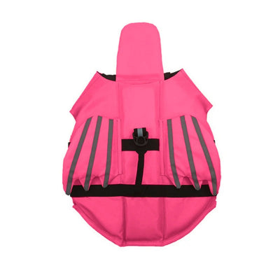 Gilet de sauvetage chien rose