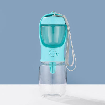 Gourde pour chien turquoise