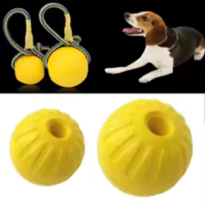 Jouet chien indestructible-JAUNE