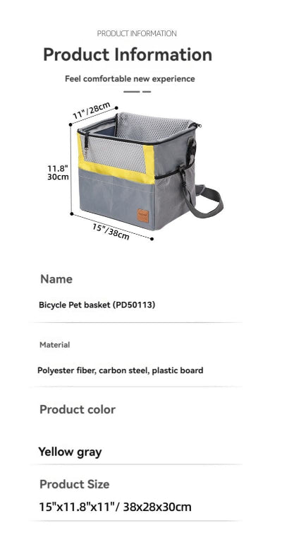 Panier à vélo pour chien