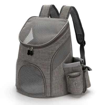SAC A DOS CHIEN-Gris