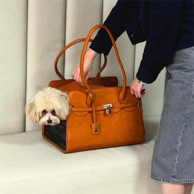 SAC DE TRANSPORT CHIEN-CUIR