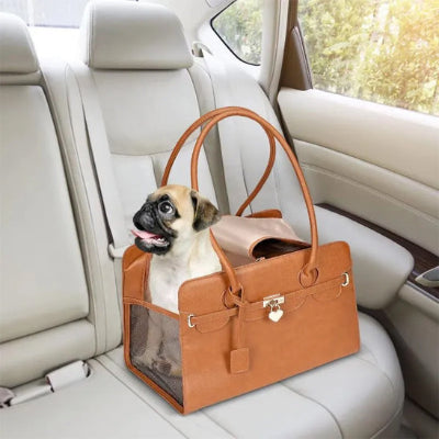 SAC DE TRANSPORT CHIEN-CUIR