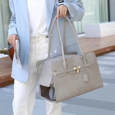 SAC DE TRANSPORT CHIEN-CUIR