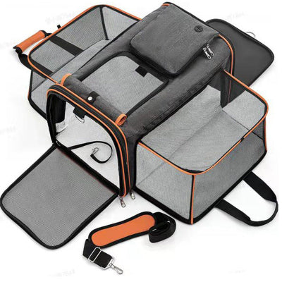 Sac de transport pour chien-Levoyageur™ ORANGE