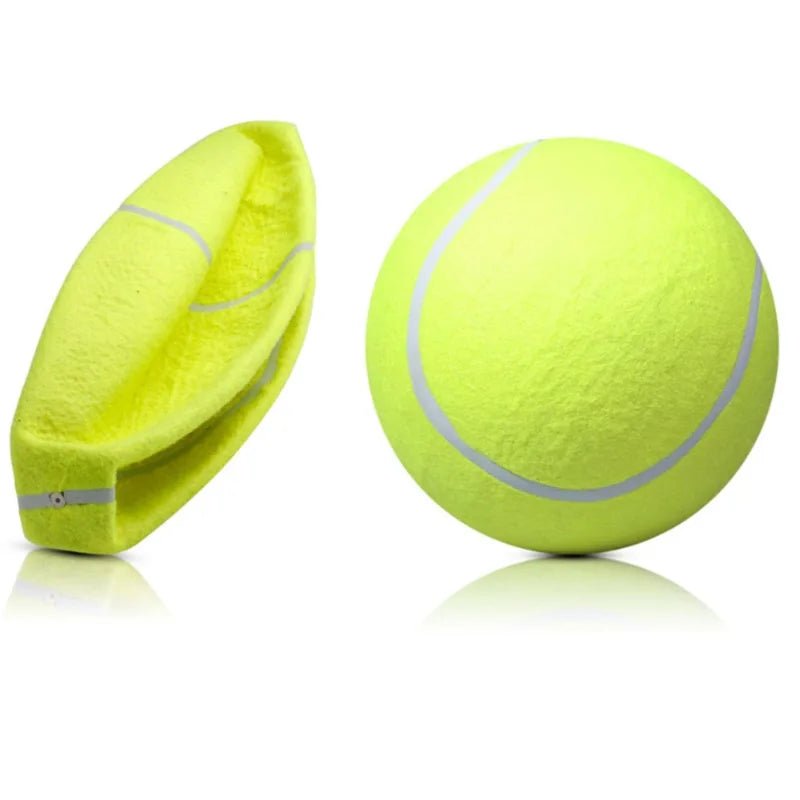 BALLE DE TENNIS FORMAT GEANTE POUR CHIEN