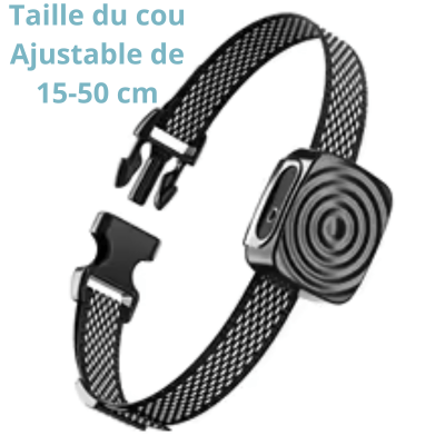 Collier de dressage pour chien - Vibrations-AJUSTABLE