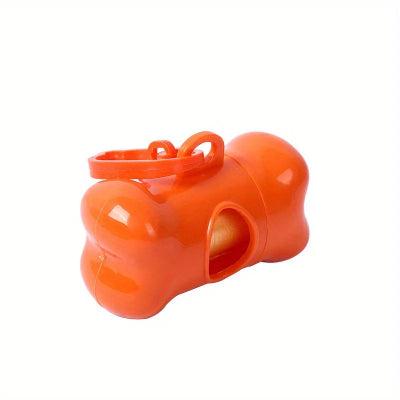 distributeur sac à crottes -RECHARGEABLE ORANGE