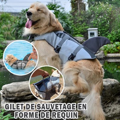 Gilet de sauvetage pour chien - ANIMAUX MARINS - Fun en chien