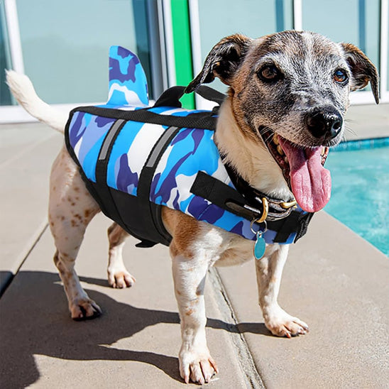 Gilet de sauvetage pour chien-REQUIN