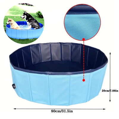 Piscine pour chien - BLEU - Fun en chien