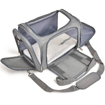 Sac de transport chien - GRIS - Fun en chien