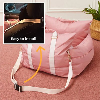 Sac pour transporter chien - ROSE - Fun en chien