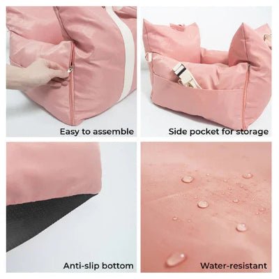 Sac pour transporter chien - ROSE - Fun en chien