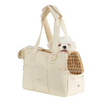 Sac de transport pour chien-BEIGE